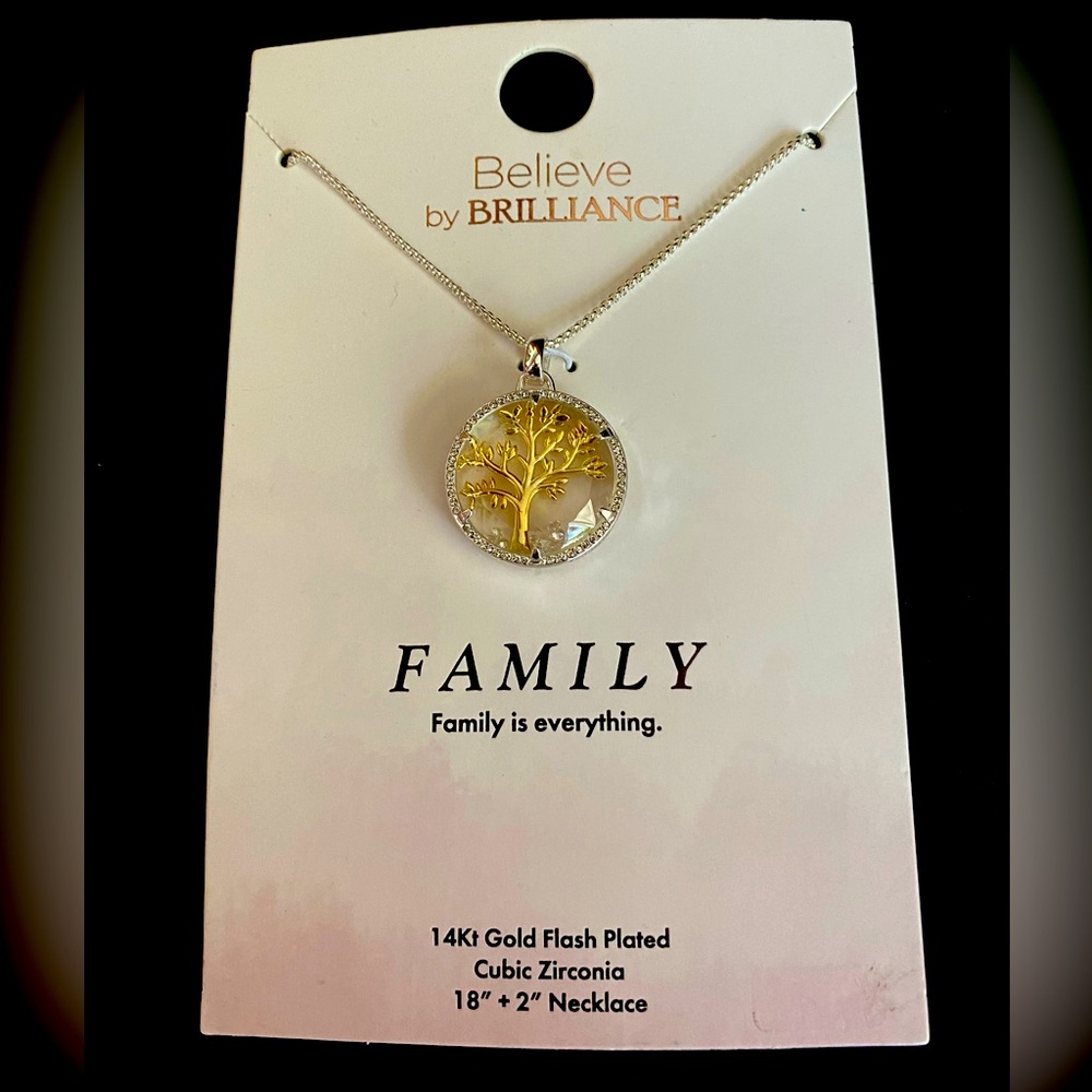 Lovely necklace from Believe by Brilliance of a Family Tree with crystals.